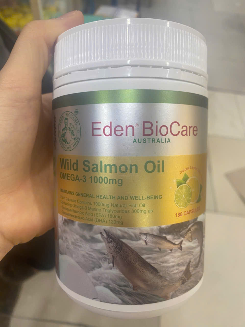 Omega 3 Wild Salmon Oil (L/180v) nhập khẩu ÚC