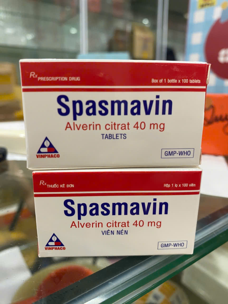 Spasmavin (alverin 40mg (H/100v)Vĩnh Phúc