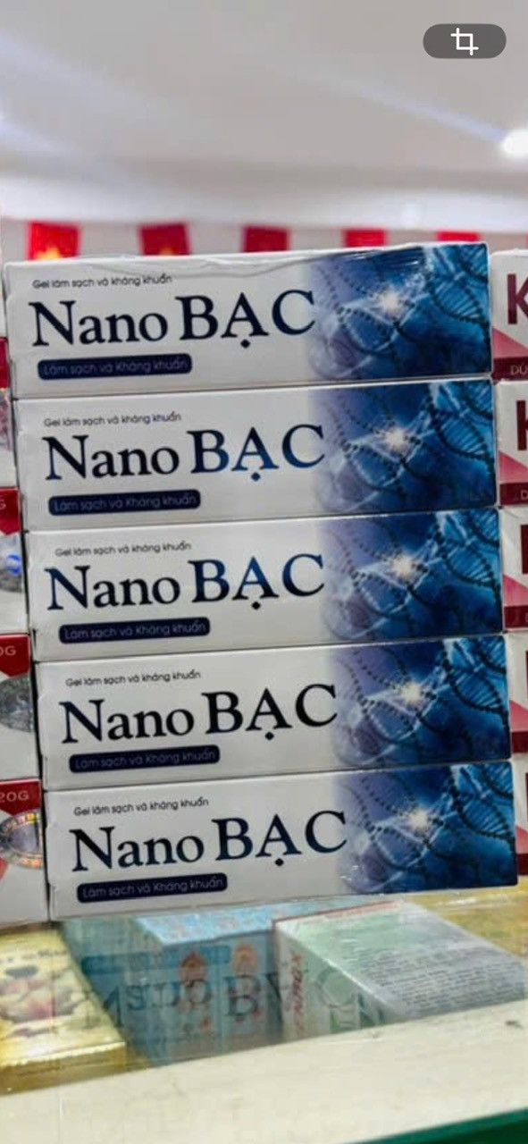 Nano Bạc tuýp Xanh Trắng