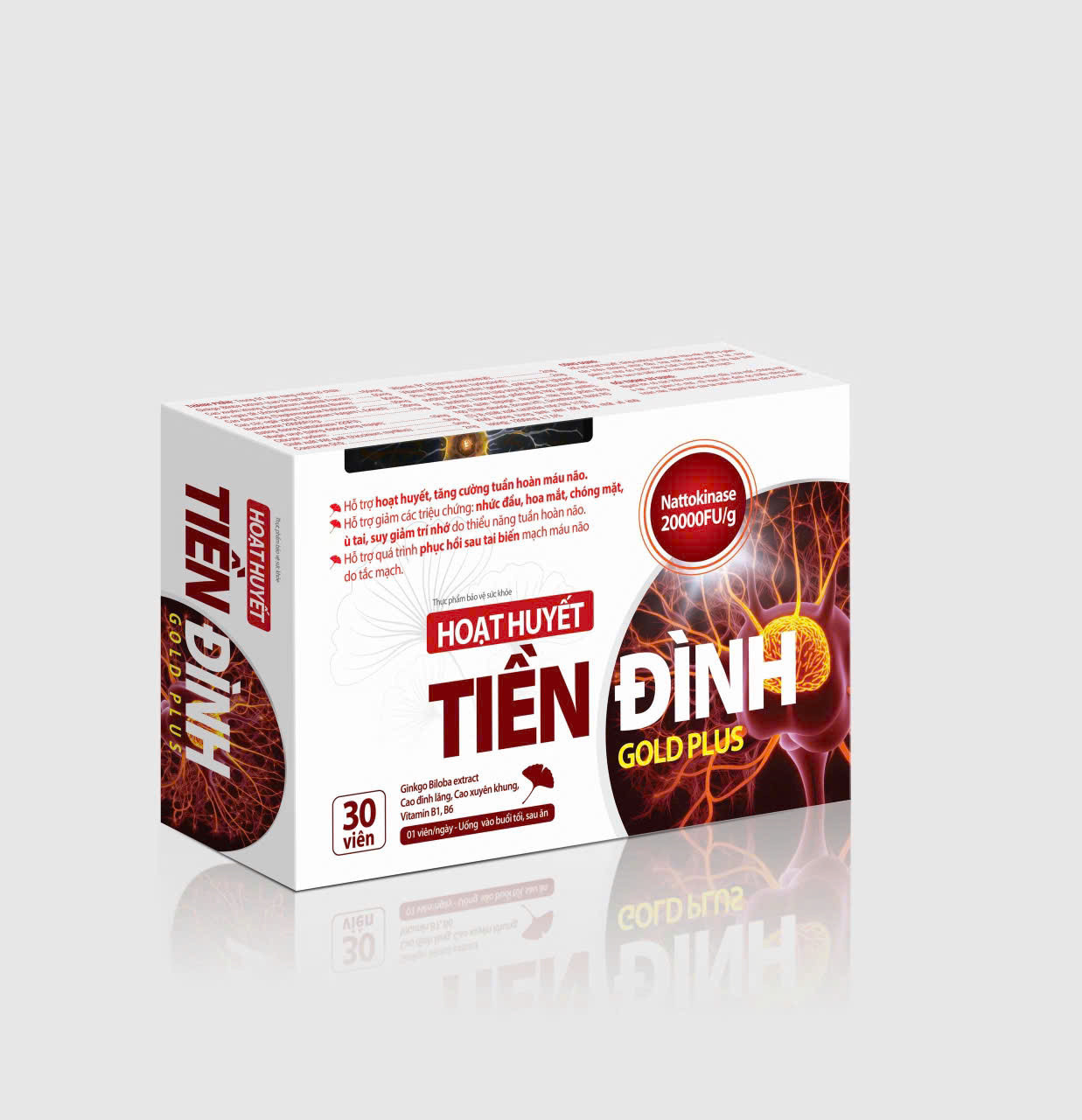 Hoạt Huyết Tiền Đình Gold Plus (h/30v) mẫu mới