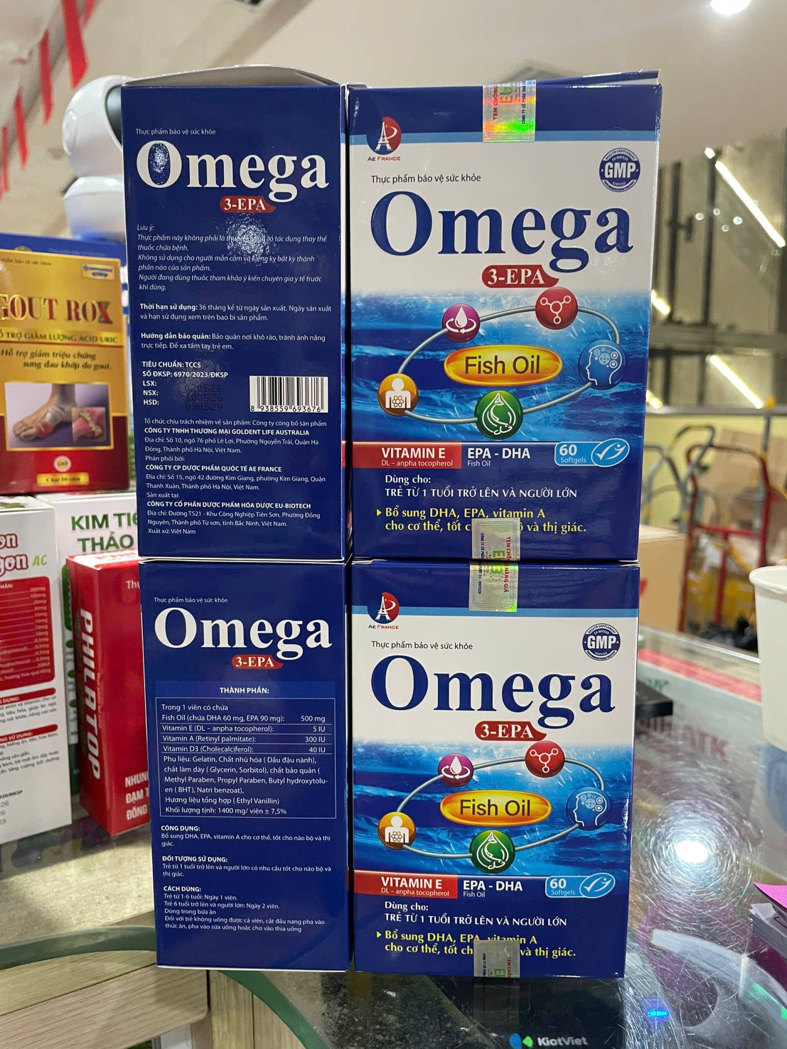 Omega 3 FPA (H/60v) xanh mới