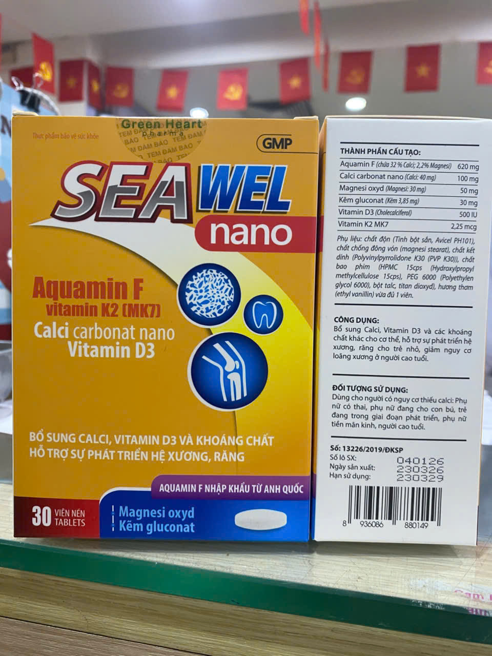 Canxi lọ Seawel Nano (L/30v)
