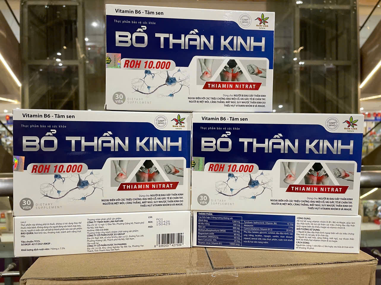 Bổ Thần Kinh (H/30v) Xanh trắng mới