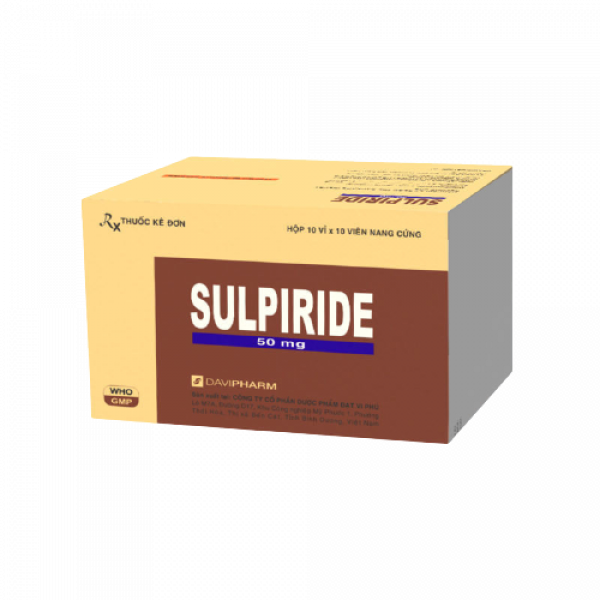 Sulpirid 50Mg Capsules Davipharm (H/100V)