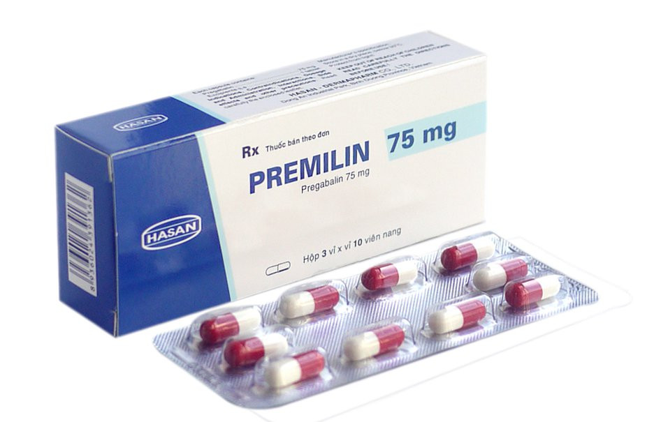 Premilin 75mg (pregabalin 75mg) Hasan hộp 30v