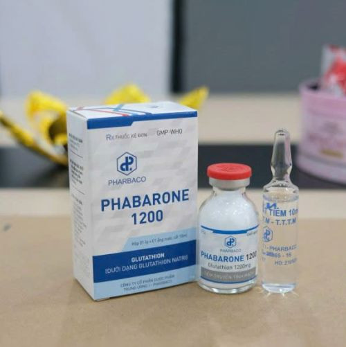 Phabarone 1200 (Glutathion 1200mg) Hộp 1 lọ