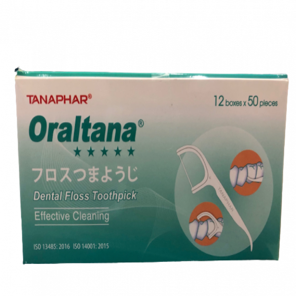 Tăm Chỉ Oraltana Hộp _ Tân Á (H/50Que)