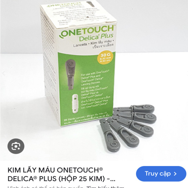 Kim Lấy Máu One Touch Delica Plus (Hộp/25 Que)