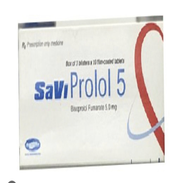 Savi Prolol 5Mg Hộp 3 Vỉ X 10 Viên