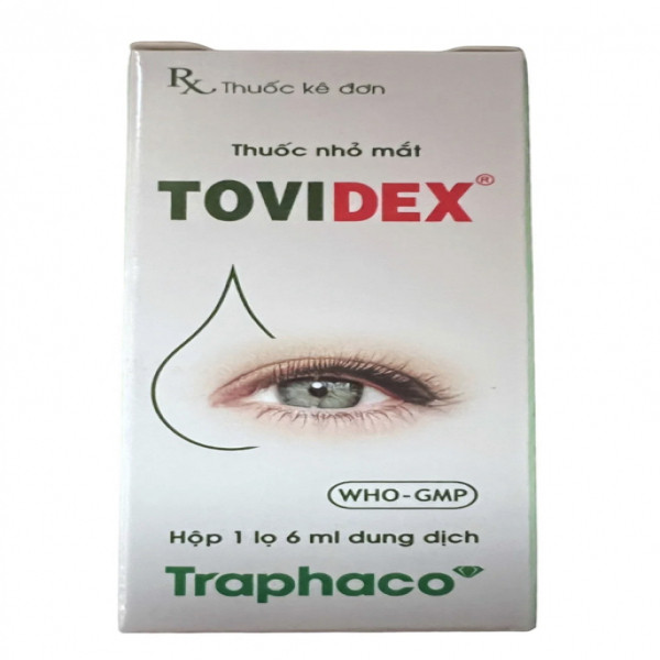 Tovidex (Tobramycin + Dexa) Nhỏ Mắt Traphaco cọc 10