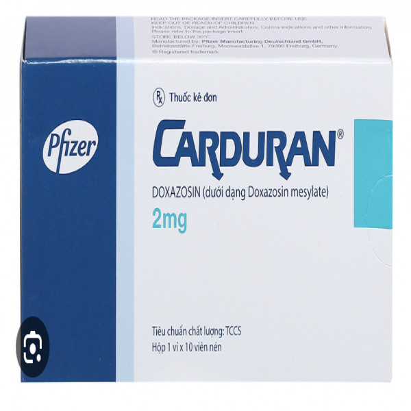 Carduran 2Mg Hộp 1 Vỉ X 10 Viên