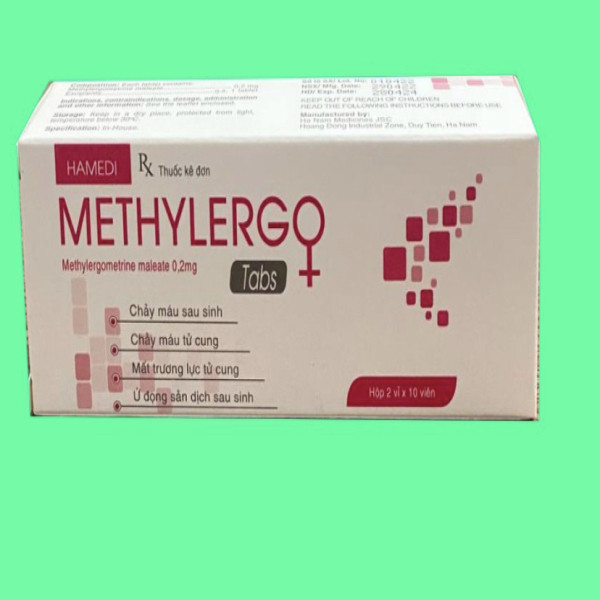 Methylergo 2 Vỉ X 10 Viên