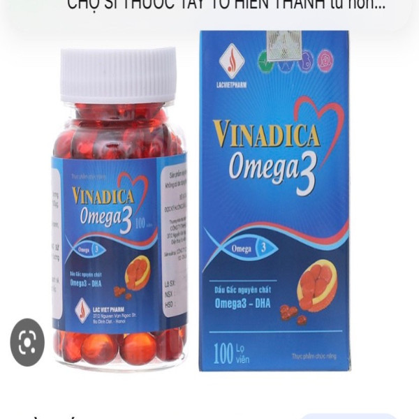Vinadica Omega3 _Lạc Việt (Lọ/100V)