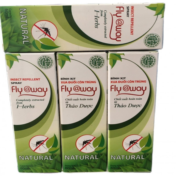 Fly Away Xịt Muỗi (Lọ/60Ml) Bé