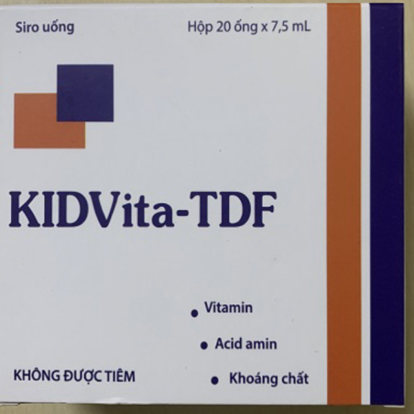 Kidvita Tdf Hộp 20 Ống X 7,5Ml