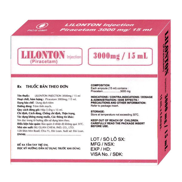 Lilonton 3000Mg/15Ml Siu Guan Chem (H/5Ống/15Ml) Tiêm