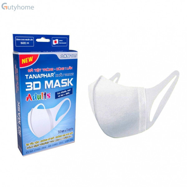 Khẩu Trang 3D Mask Tanaphar Người Lớn (H/10C)