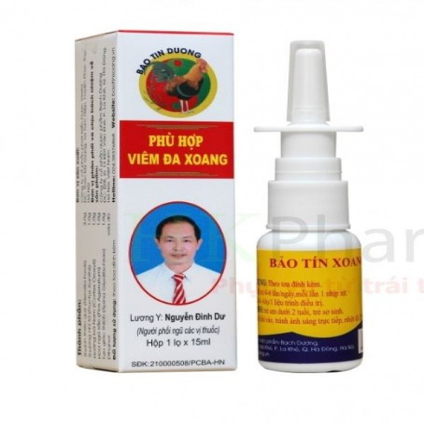 Xịt xoang Phù Hợp Viêm Đa Xoang _Bảo Tín Đường (Lọ/15Ml)