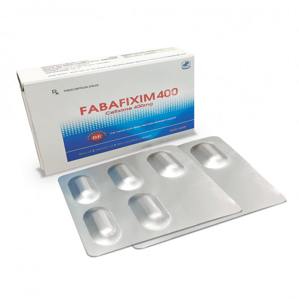 Fabafixim 400Mg (Cefixim 400mg) _Tw1 (H/2 Vỉ X 5V)
