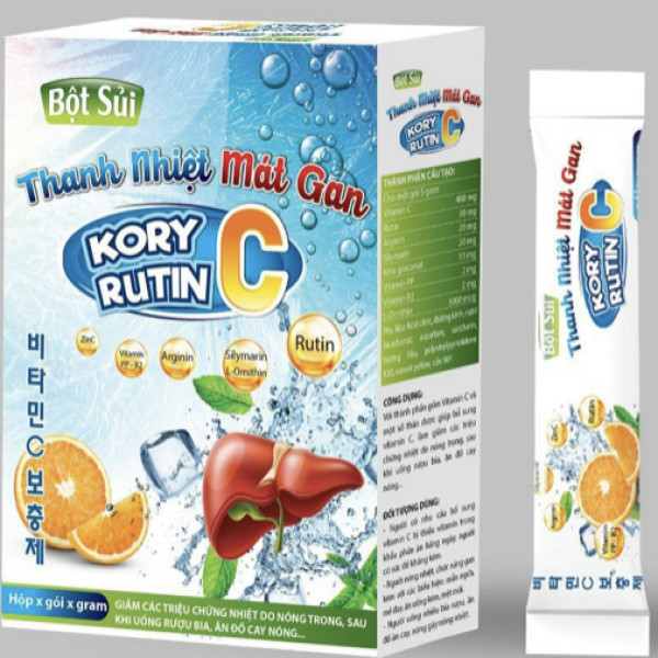 Bột Sủi Thanh Nhiệt Mát Gan Gói