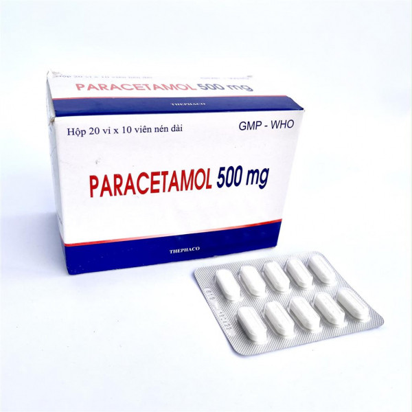 Paracetamol 500Mg Thanh Hóa (H/20 Vỉ X 10V)