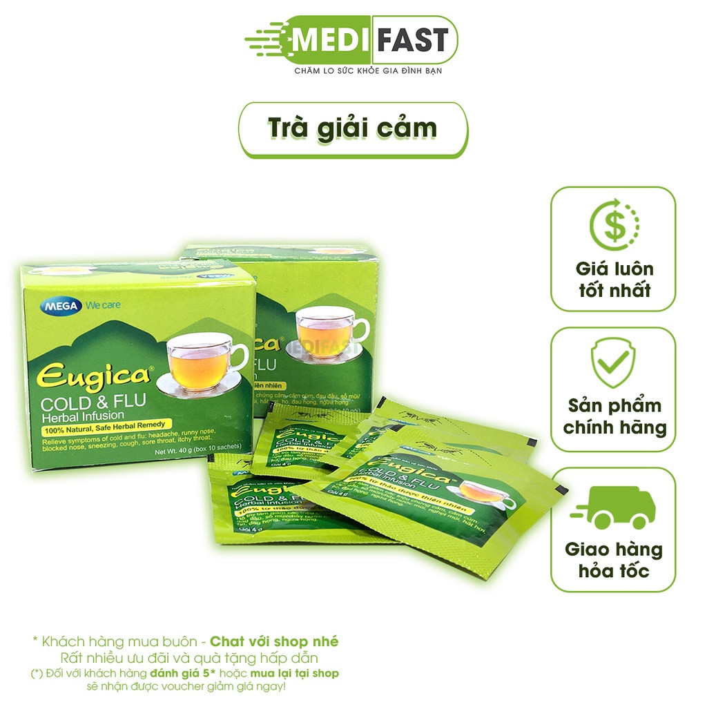 Trà Giải Cảm Eugica (H10Goi)