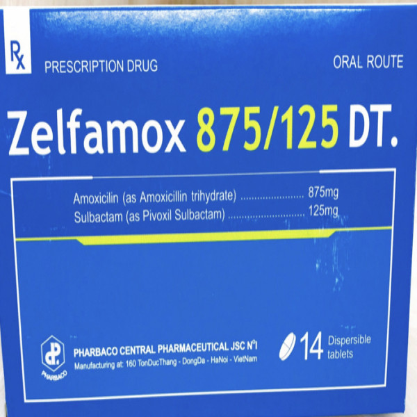 Zelfamox 875/125 Dt (Augmentin) _Tw1 (H/14 Viên)