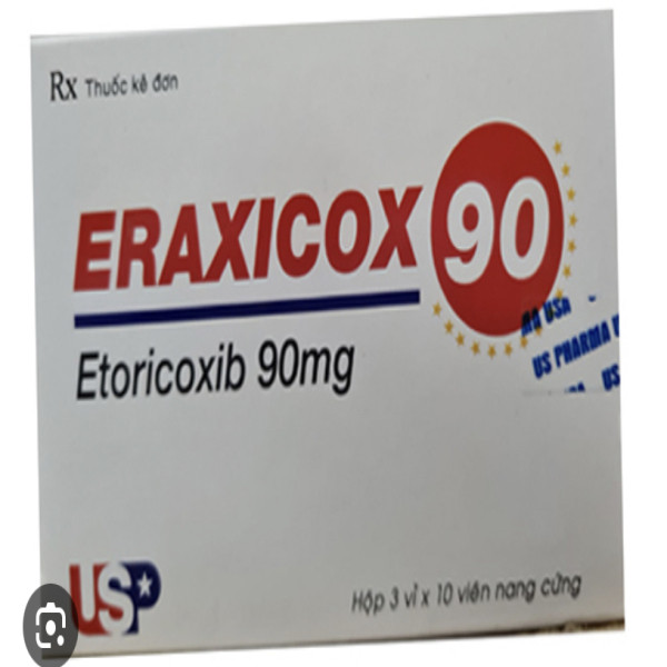 Eraxicox 90Mg (Etoricoxib ) _Usp (H/30V)