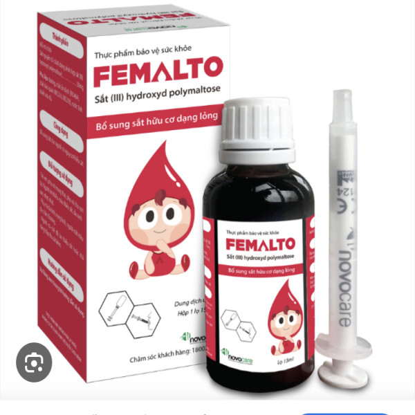 Femalto Sắt Nhỏ Giọt -Novopharm (Lọ30Ml)