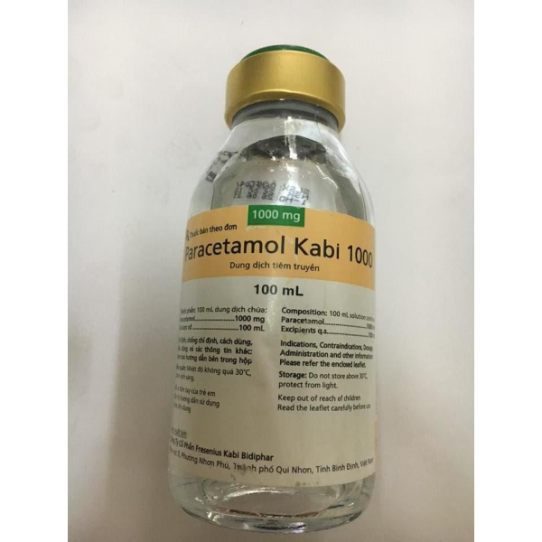 Paracetamol Kabi (C/100Ml) Dịch Truyền