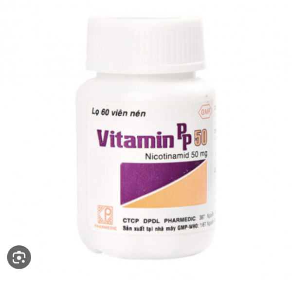 Vitamin Pp 50Mg _ Pharmedic (Lọ/60V) bán cả cọc