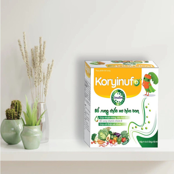 Koryinuf Chất Xơ _Vàng, Yn (Hộp/ 20 Ống)