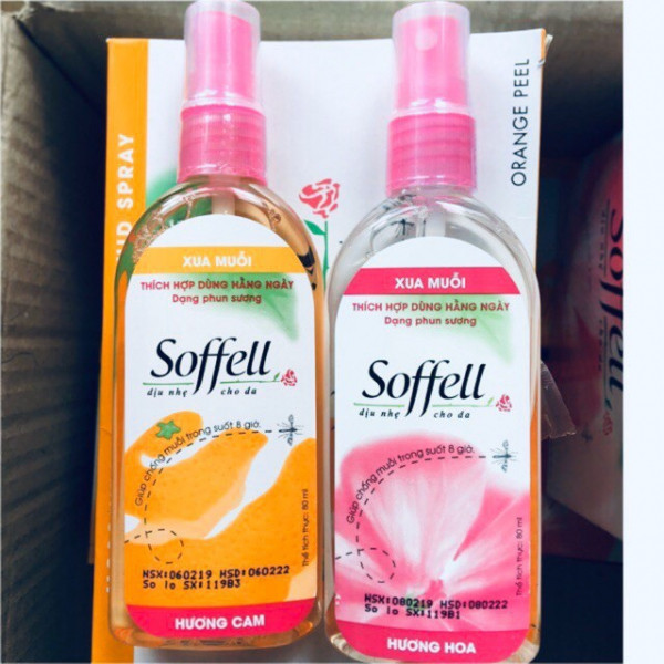 Soffell Xịt Hương Hoa/Hương Cam (C/80Ml) - To