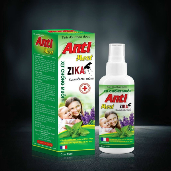 Xịt Muỗi Anti Most Zika (Lọ/99Ml) K216