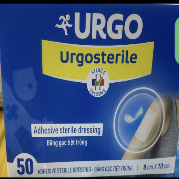 Băng Gạc Urgo Urgosterile 8Cmx10Cm (H/50M)