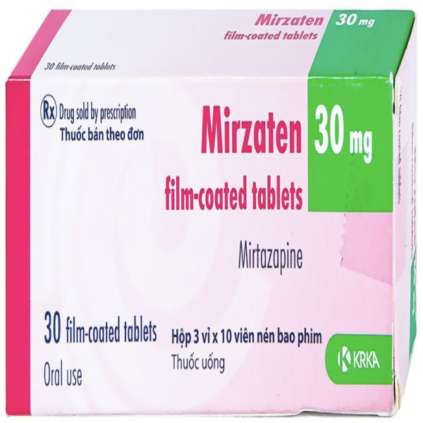 Mirzaten 30Mg (Mirtazapine 30Mg) _Krka (H/30V)