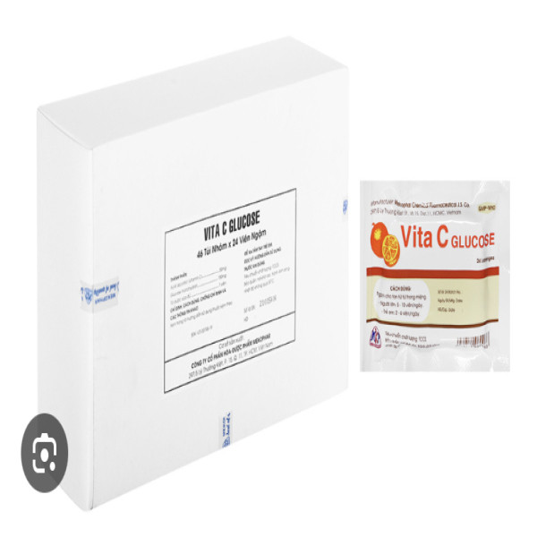 Vita C Vitamin C Ngậm _Mekopha (Hộp/46 Gói)