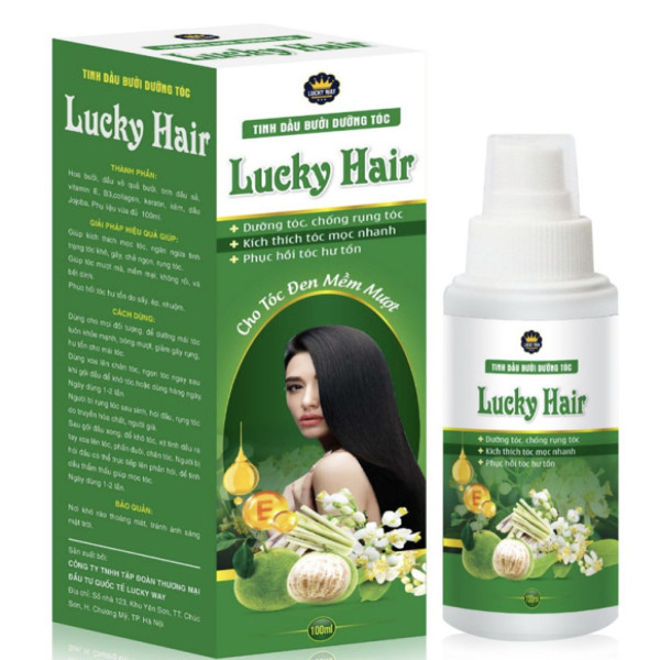 Xịt Tinh Dầu Bưởi Lucky Hair Dưỡng Tóc