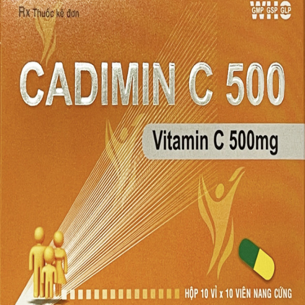 Cadimin C 500 (Vitamin C ) Nang _ Usp (H/100V)