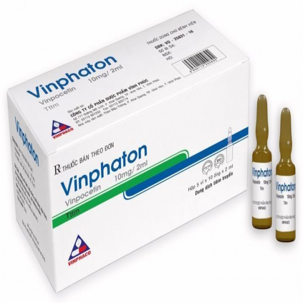Vinphaton (Vinpocetin 10Mg/2Ml) Tiêm _Vinphaco (H/50Ống)