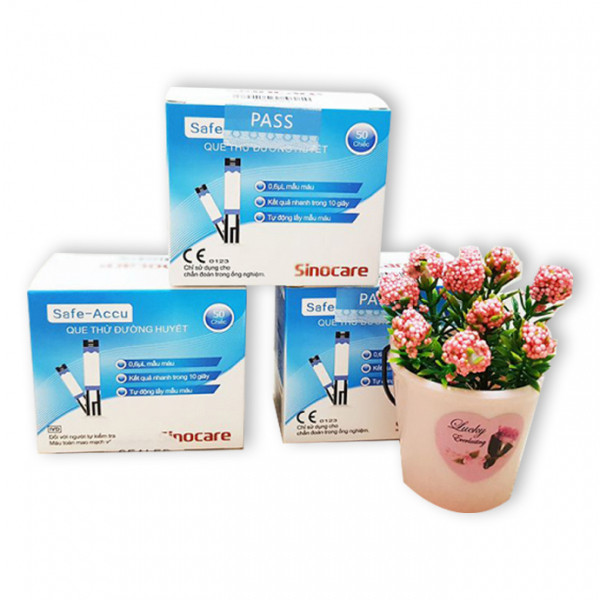 Que Thử Tiểu Đường Sinocare (H/25 Que