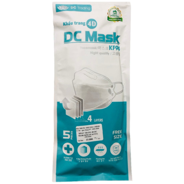 Khẩu Trang 4D Kf94 Md Mask (T/10C)