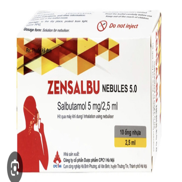 Zensalbu 5M/2,5Ml Ống ( Hộp 10 Ống)