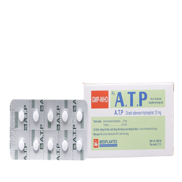 Atp Mediplantex (10 Vỉ X 10 Viên) Thuốc Điều Trị Suy Tim