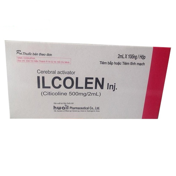 Ilcolen Inj Citicoline 500Mg/2Ml Pharma (H/10Ố)