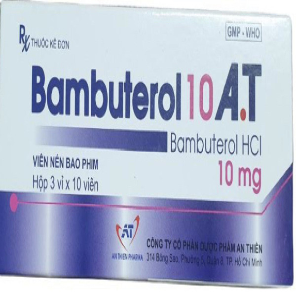 Bambuterol 10Mg _An Thiên (H/3 Vỉ X 10V)