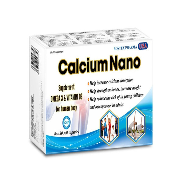 Calcium Nano _Rox (Hộp/3Vỉ X 10 Viên) K111H-