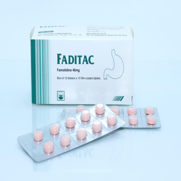 Faditac 40Mg (Famotidin ) _Pyme Phú Yên (Hộp10 Vỉ X 10V)