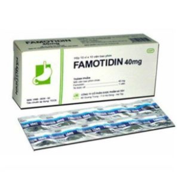 Famotidin 40Mg Viên Hà Tây (H100V)