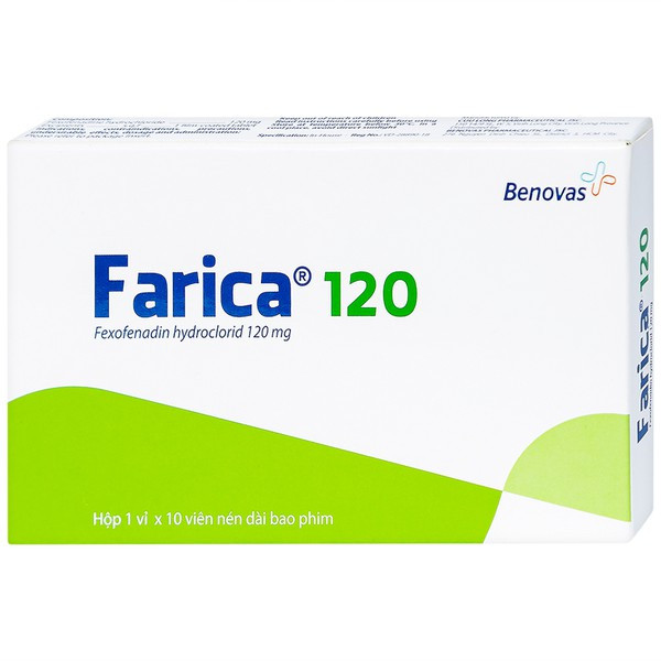 Farica (Fexofenadin 120Mg) _Pharimexco Vpc Cửu Long (H10V)